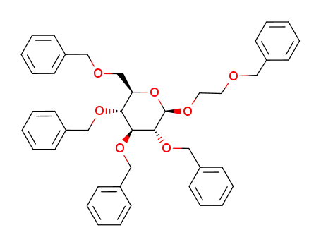 2-benzyloxyethyl 2,3,4,6-tetra-O-benzyl-β-D-glucopyranoside