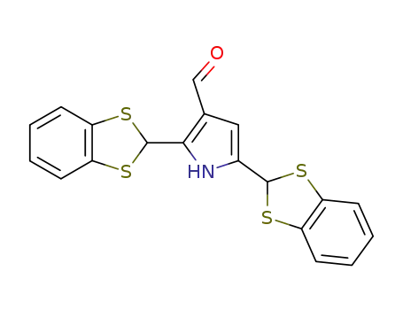 2,5-bis(1,3-benzodithiol-2-yl)-3-formylpyrrole