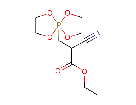 2-Cyano-3-(1,4,6,9-tetraoxa-5λ5-phospha-spiro[4.4]non-5-yl)-propionic acid ethyl ester