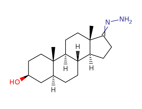 5α-Androstan-17-one, 3β-hydroxy-, hydrazone