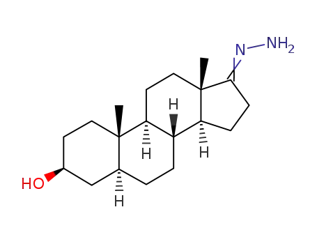 5α-Androstan-17-one, 3β-hydroxy-, hydrazone