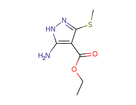 ethyl 5‑amino‑3‑(methylthio)‑1H‑pyrazole‑4‑carboxylate