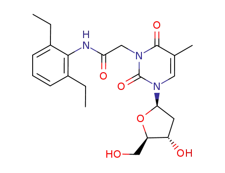3-[[N-(2,6-diethylphenyl)carbamoyl]methyl]thymidine