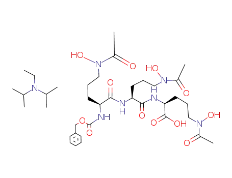 N2-Z-N5-acetyl-N5-hydroxyl-L-ornithyl-N5-acetyl-N5-hydroxyl-L-ornithyl-N5-acetyl-N5-hydroxyl-L-ornithine, DIPEA salt