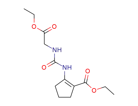 ethyl 2-[3-ethoxycarbonylmethylureido]cyclopentene-1-carboxylate