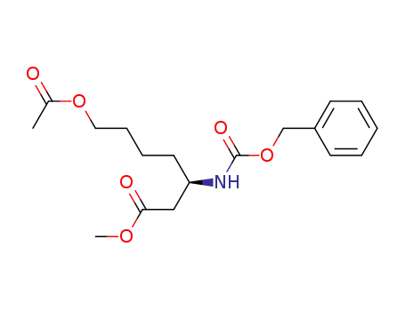 (R)-7-Acetoxy-3-benzyloxycarbonylamino-heptanoic acid methyl ester