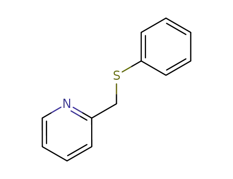 Molecular Structure of 71897-63-7 (2-((phenylthio)methyl)pyridine)