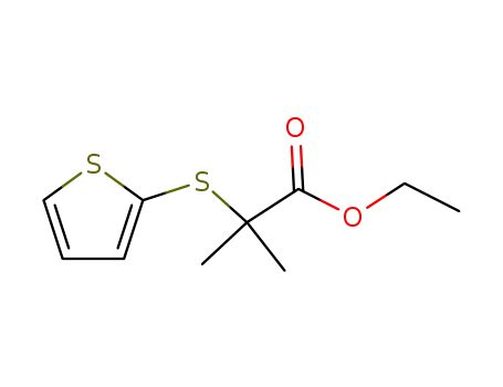 ethyl 2-methyl-2-(thien-2-ylthio)propanoate