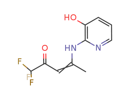 2-(4-hydroxy-1,1,1-trifluoro-pent-2-enylideneamino)pyridine-3-ol