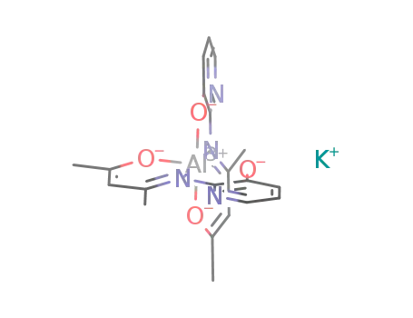 potassium[bis(2-(3-hydroxy-1-methyl-but-2-enylideneamino)pyridine-3-ol)aluminate(III)]