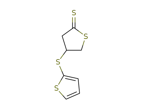 4-(2-thienylthio)tetrahydrothiophene-2-thione