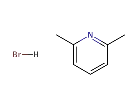 Molecular Structure of 24994-61-4 (Pyridine, 2,6-dimethyl-, hydrobromide)