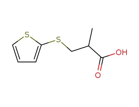 2-Methyl-3-(thiophen-2-ylsulfanyl)-propionic acid