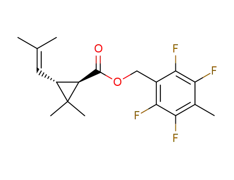 (2,3,5,6-tetrafluoro-4-methylphenyl)methyl (1R,3R)-2,2-dimethyl-3-(2-methyl-1-propenyl)cyclopropanecarboxylate