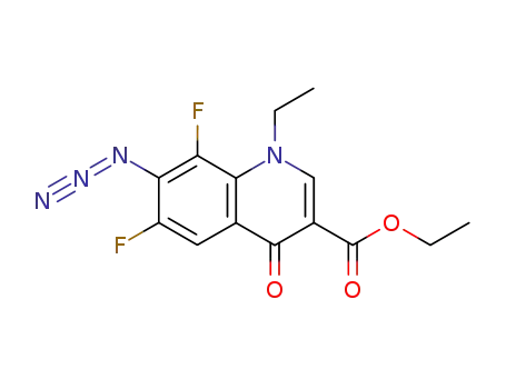 ethyl 7-azide-1-ethyl-6,8-difluoro-4-oxo-1,4-dihydroquinoline-3-carboxylate