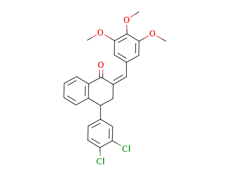 4-(3,4-dichlorophenyl)-2-(3,4,5-trimethoxy-benzylidene)-3,4-dihydro-naphthalen-1(2H)-one