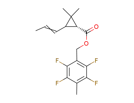 2,3,5,6-tetrafluoro-4-methylbenzyl 1R-2,2-dimethyl-3-(1-propenyl)cyclopropane carboxylate