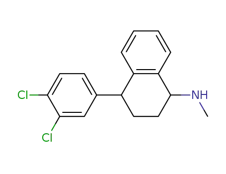cis-1-methylamino-4-(3,4-dichlorophenyl)tetralin