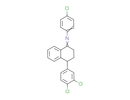 N-[4-(3,4-dichlorophenyl)-3,4-dihydro-1(2H)-naphthalenylidine]-4-chlorobenzylamine
