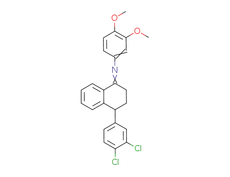 N-[4-(3,4-dichlorophenyl)-3,4-dihydro-1(2H)-naphthalenylidine]-3,4-dimethoxy-benzylamine