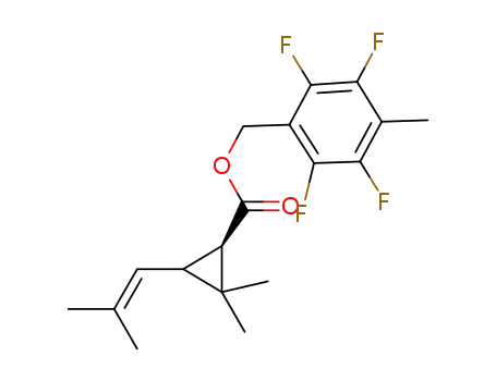 (2,3,5,6-tetrafluoro-4-methylphenyl)methyl (1R)-trans-2,2-dimethyl-3-(2-methyl-1-propenyl)cyclopropanecarboxylate
