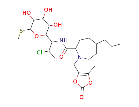 1-(5-Methyl-2-oxo-[1,3]dioxol-4-ylmethyl)-5-propyl-azepane-2-carboxylic acid [2-chloro-1-(3,4,5-trihydroxy-6-methylsulfanyl-tetrahydro-pyran-2-yl)-propyl]-amide