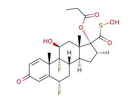 6α,9α-difluoro-11β-hydroxy-16α-methyl-3-oxo-17α-propionyloxyandrosta-1,4-diene-17β-carbonylsulfenic acid