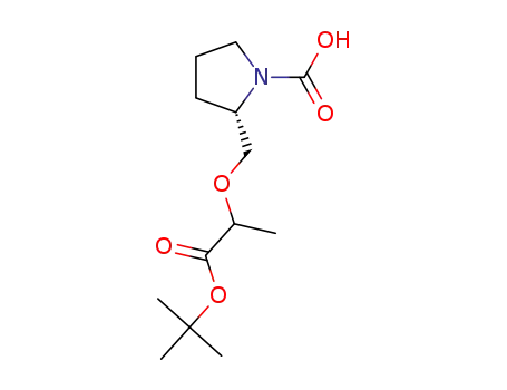 (1-tert-butoxycarbonyl-(5S)-ethoxymethyl-(2S)-pyrrolidinyl)carboxylic acid