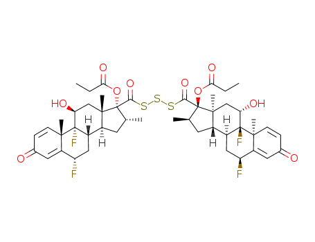 Androsta-1,4-dien-3-one, 17,17' -(trithiodicarbonyl)bis[6,9-