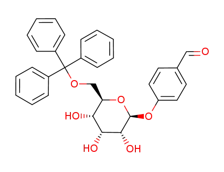 4-formylphenyl (6-O-triphenylmethyl)-β-D-allopyranoside