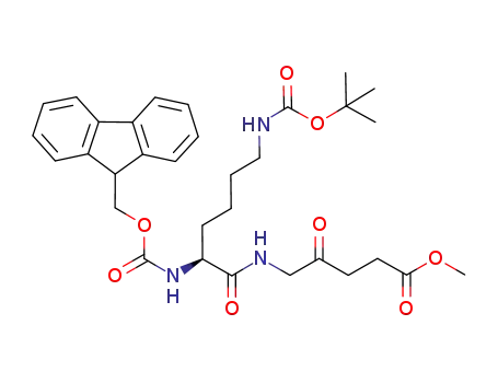 N-(N(α)-(9-fluorenylmethoxycarbonyl)-N(ε)-(tert-butoxycarbonyl)-L-lysyl)-5-aminolaevulinic acid methyl ester