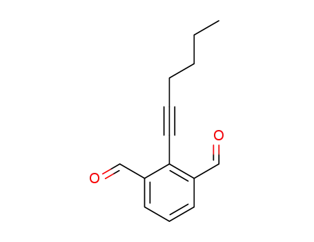 2-(hex-1-ynyl)benzene-1,3-dicarbaldehyde