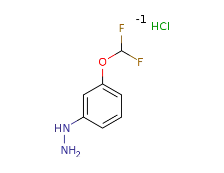 (3-(difluoromethoxy)phenyl)hydrazine hydrochloride