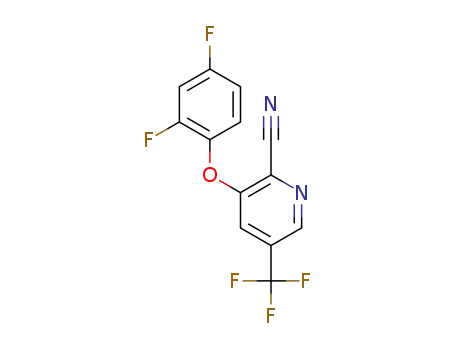3-(2,4-difluorophenoxy)-5-trifluoromethylpyridine-2-carbonitrile