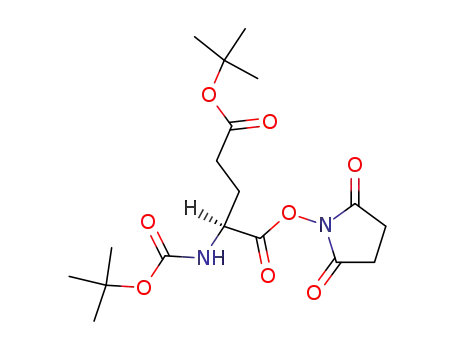 Molecular Structure of 32886-55-8 (BOC-GLU(OTBU)-OSU)