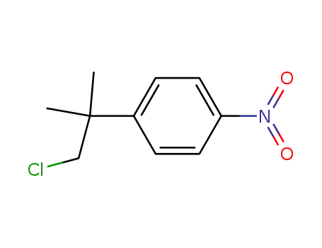 Molecular Structure of 99359-77-0 (Benzene, 1-(2-chloro-1,1-dimethylethyl)-4-nitro-)