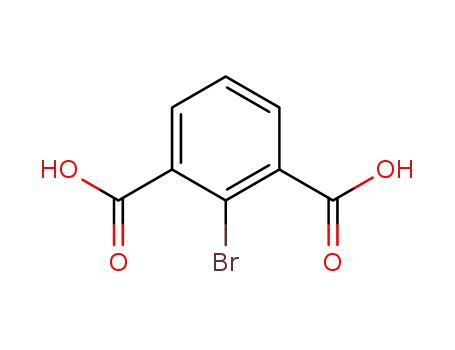 Molecular Structure of 22433-91-6 (2-bromobenzene-1,3-dicarboxylic acid)
