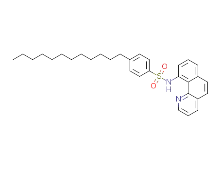 N-(benzo[h]quinolin-10-yl)-4-dodecylbenzenesulfonamide