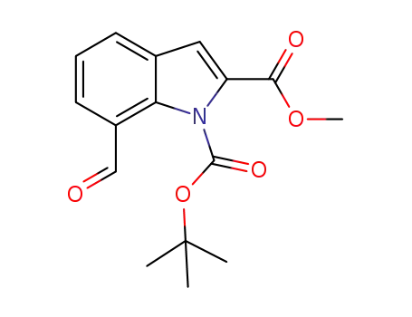 1-tert-butyl 2-methyl 7-formyl-1H-indole-1,2-dicarboxylate