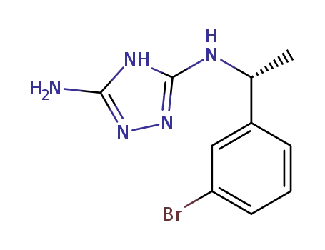 (R)-N3-(1-(3-bromophenyl)ethyl)-4H-1,2,4-triazole-3,5-diamine