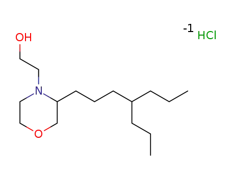 2-(3-(4-propylheptyl)morpholino)ethan-1-ol hydrochloride