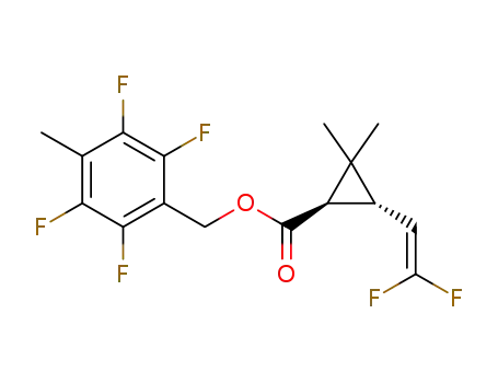 2,3,5,6-tetrafluoro-4-methylbenzyl 2,2-dimethyl-1R-trans-3-(2,2-difluorovinyl)cyclopropanecarboxylate