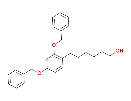 6-(2',4'-di(benzyloxy)phenyl)hexanol