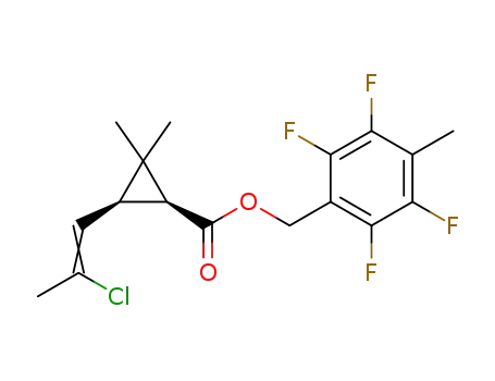 (1R)-cis-4-methyl-2,3,5,6-tetrafluorobenzyl 2,2-dimethyl-3-(2-chloropropenyl)cyclopropanecarboxylate