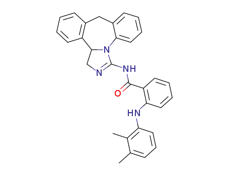 N-(9,13b-dihydro-1H-dibenzo[c,f]imidazo[1,5-a]azepin-3-yl)-2-((2,3-dimethylphenyl)amino)benzamide
