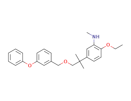 2-ethoxy-N-methyl-5-(2-methyl-1-((3-phenoxybenzyl)oxy)propan-2-yl)aniline