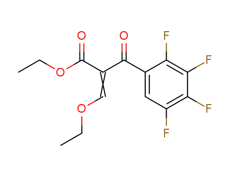 ethyl 2-(ethoxymethylene)-3-oxo-3-(2,3,4,5-tetrafluorophenyl)propionate