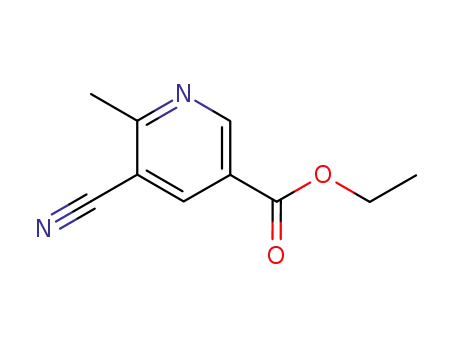 Molecular Structure of 106944-54-1 (ETHYL5-CYANO-6-METHYLNICOTINATE)