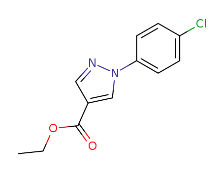 1H-Pyrazole-4-carboxylic acid, 1-(4-chlorophenyl)-, ethyl ester