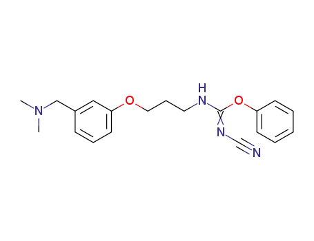 N'-cyano-N-<3-<3-<(dimethylamino)methyl>phenoxy>propyl>-O-phenylisourea